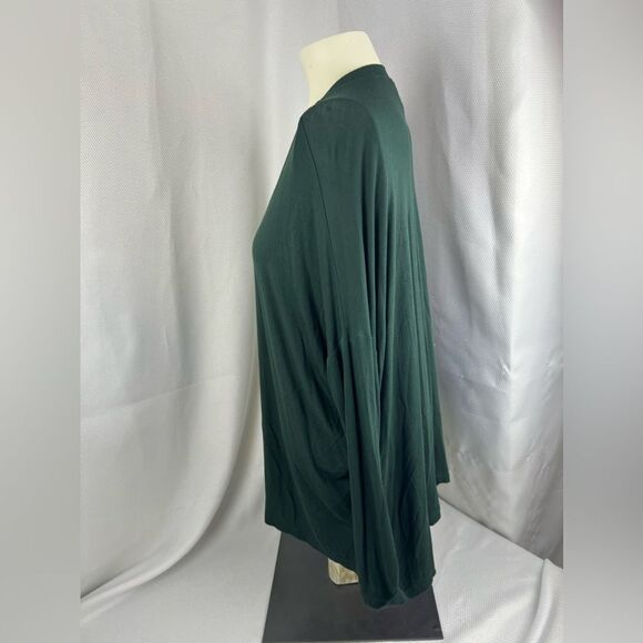 CAbi Womens Chill Long Sleeve V-Neck Knit T-shirt Top Green Size Medium - Picture 3 of 10